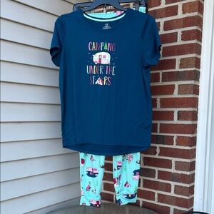 'Camping Under the Stars' Women’s Pajama Set size large